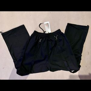 Black Pants With Suspenders